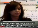 Argentina y Qatar suscriben acuerdos de cooperación bilateral