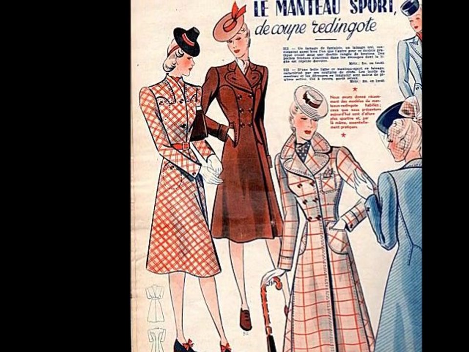 The 1940s fashion / la mode des années 40