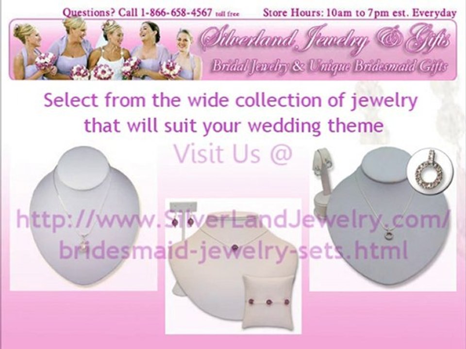 Unique Bridesmaid Jewelry Just For You