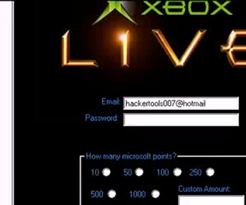Amazing XBL Microsoft Points Hack!!100- Working!! ...