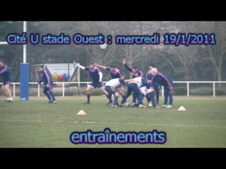 19 janvier 2011 entraînement du Stade CitéU