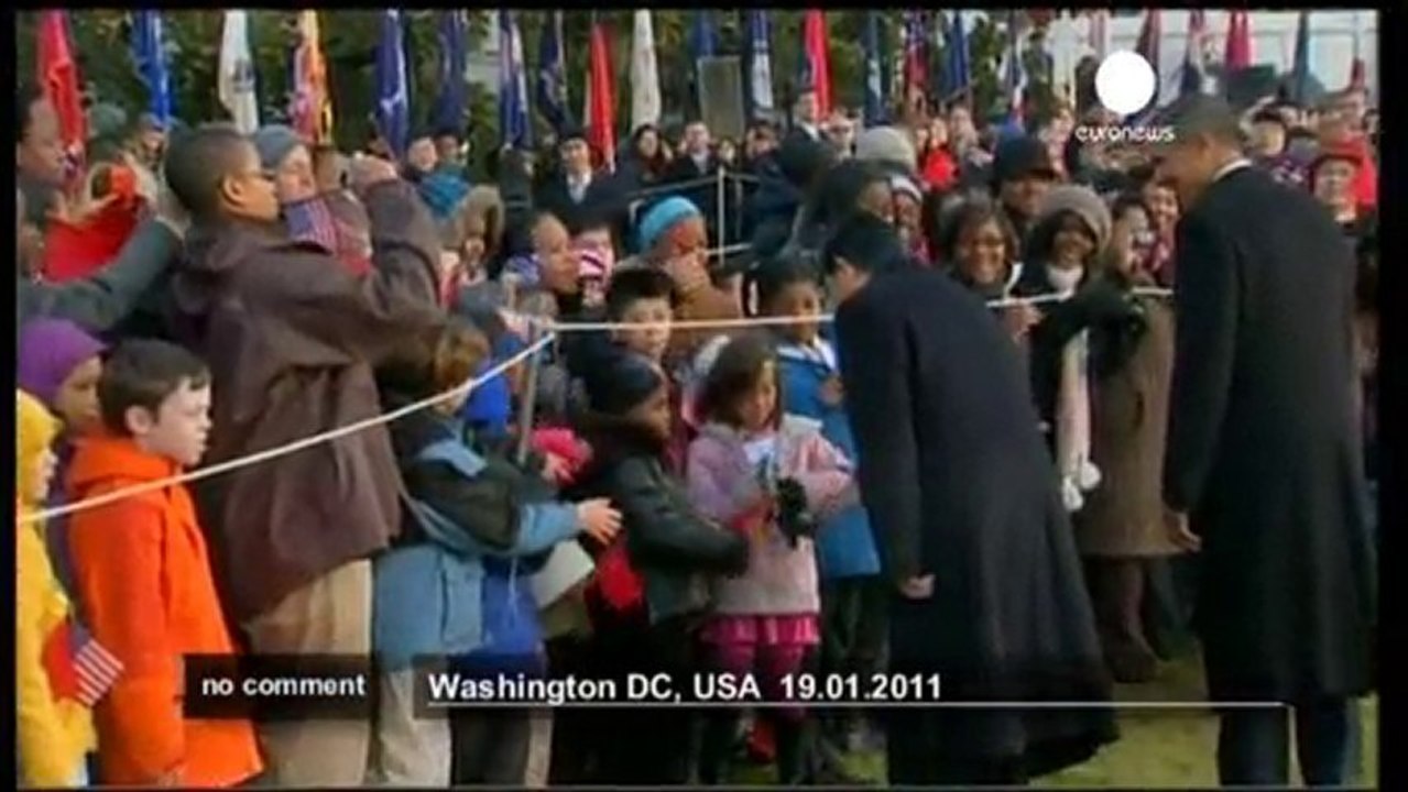 Barack Obama welcomes China’s Hu Jintao - no comment