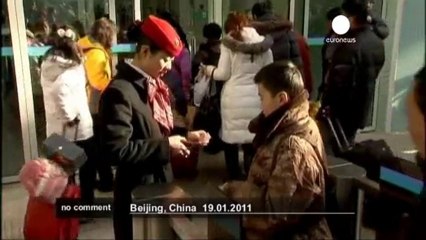 Des millions de voyageurs en Chine pour le... - no comment