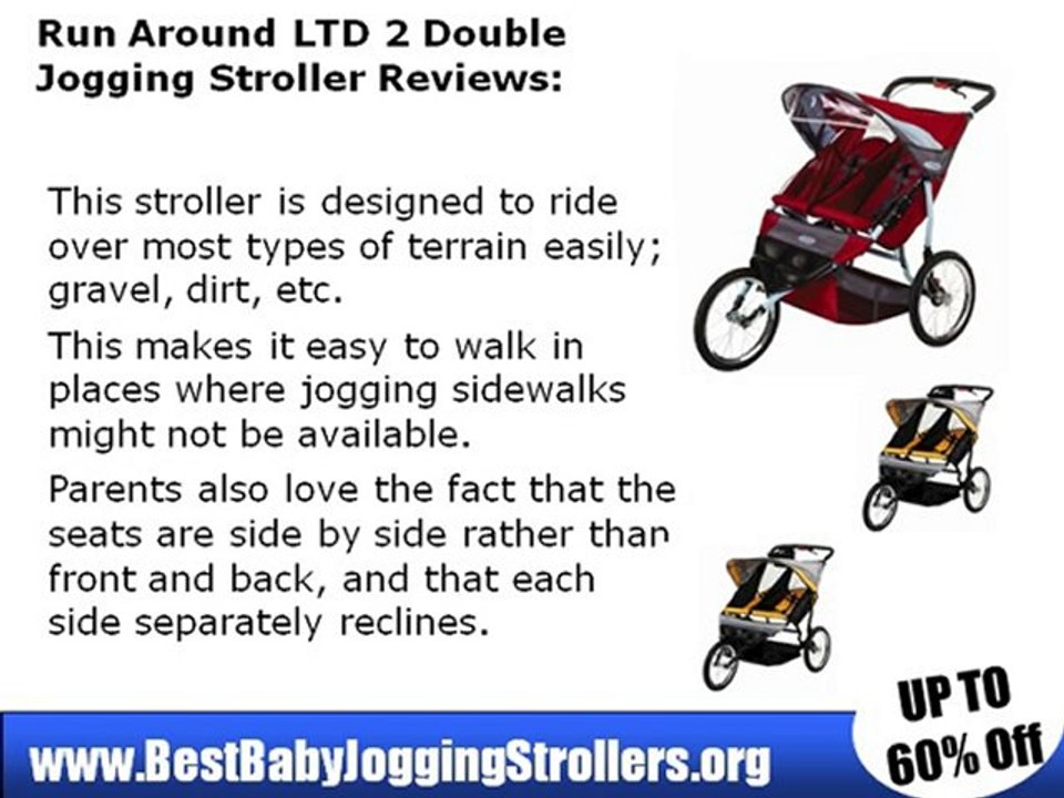 Run Around LTD 2 Jogging Stroller from InSTEP
