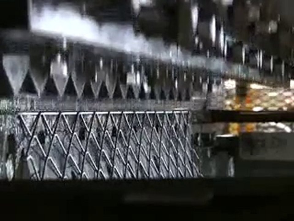 Procédé de fabrication du treillis métallique.