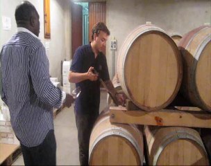 Présentation lors d'une soirée vigneronne en Suisse