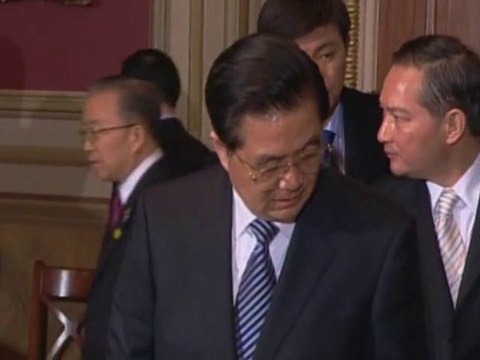 Hu Jintao meets with American senators