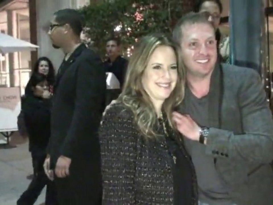 John Travlota and Kelly Preston smile it up