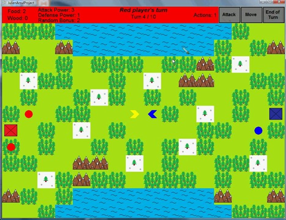 Demonstration 2D LandBridge Game