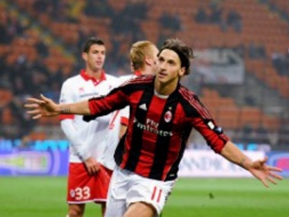 AC Milan 3-0 Bari Ibrahimovic, Merkel, Robinho great-goal