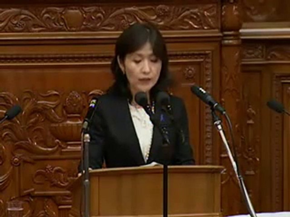 稲田朋美 世紀の大演説　平成22年10月6日2