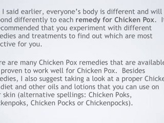Remedy For Chicken Pox