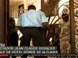 Antes de abandonar hotel, Duvalier recibió visitas