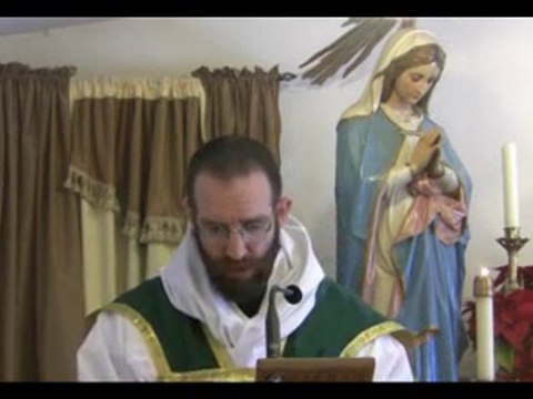 Jan 19 - Homily - Fr Johannes: Our Lady at the Foot of the