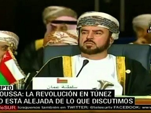 Ecos de cumbre económica árabe resuenan por revolución tunecina