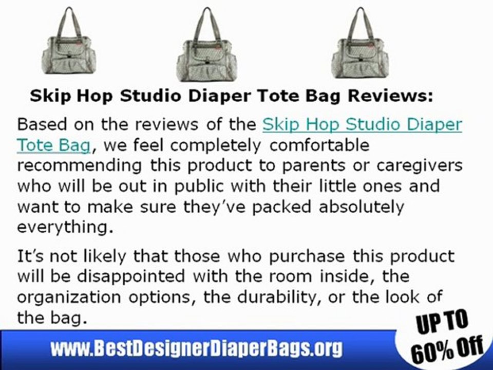 Skip Hop Studio Diaper Tote Bag