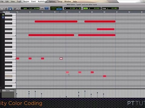 How to use Pro Tools - MIDI Editor Window Basics
