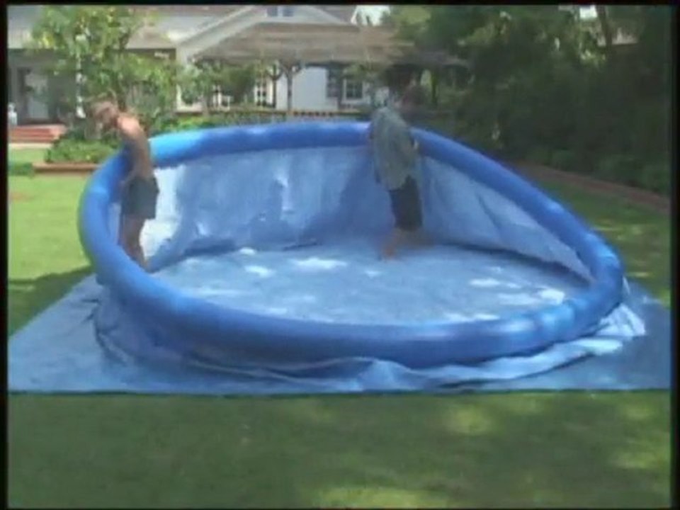 Installation piscine hors-sol Intex EASY SET VigiPiscine