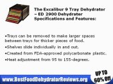 Excalibur 9 Tray Dehydrator – ED 2900 Dehydrater