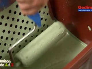 Peindre un mur (Gedimat) - Emission Ma Maison de A à Z