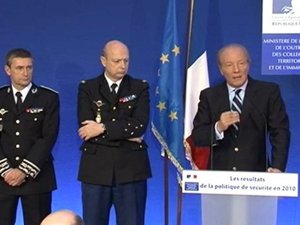 Résultats de la politique de sécurité en 2010