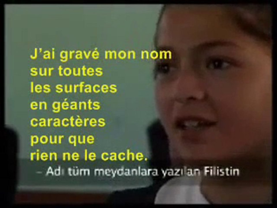 Mon nom est Palestine!