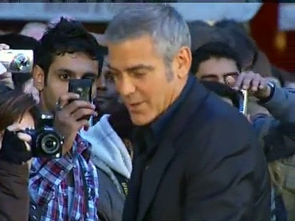 George Clooney battles malaria