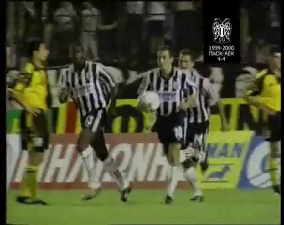 PAOK-aek 4-4 1999-00 retro