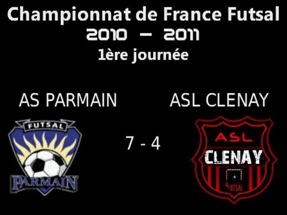 Parmain - Clénay Championnat de France Futsal 2010-2011