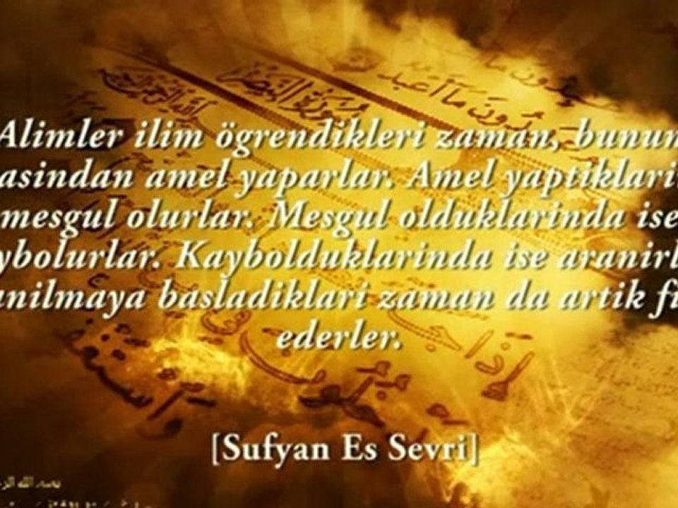 İlim hakkında alimlerin sözleri