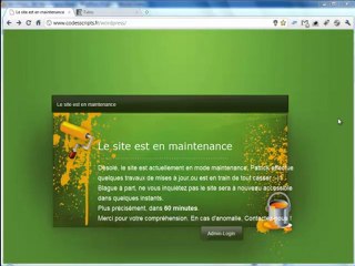 Mettre WordPress en mode maintenance