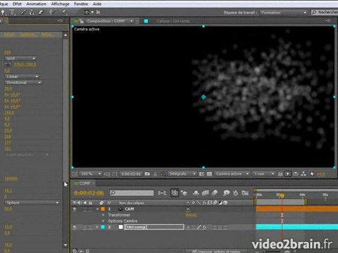Adobe After Effects CS5 : Différents types d'émetteur