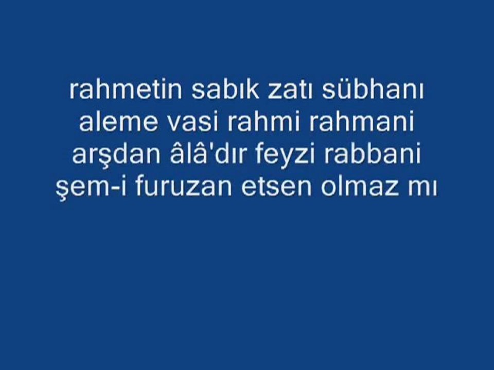 bahri lütfundan Semazen Onbir