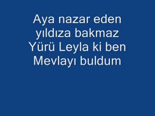 MECNUNA SORDULAR LEYLAYI Semazen Onbir