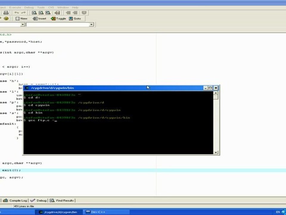 How to make a FTP CLIENT in C  part3 HD 1080p