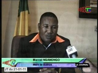 Visite des chantiers par le Maire de Ouenzé