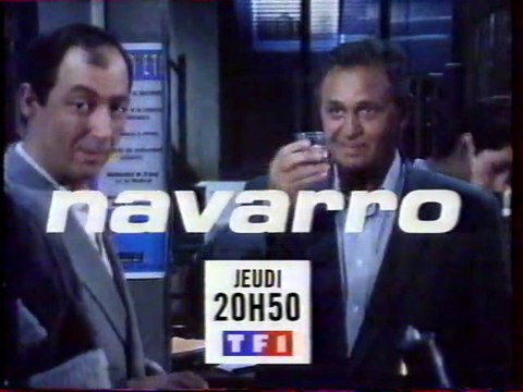 Bande Annonce de la Série Navarro Août 1996 TF1