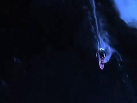 Surfing Jaws at night