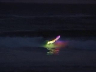 Vibrant Lightboard Art: Where Surfboard Design Meets Illumination in San Sebastian 🌊