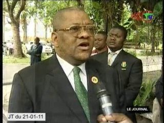 La délégation de PDGE reçue par le Chef de l'Etat