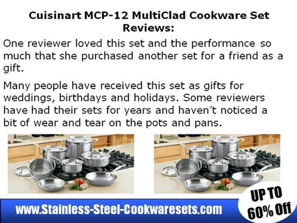 Cuisinart MCP-12 MultiClad Pro Cookware Set