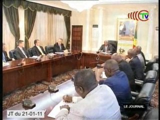 Audience à la coordination du pôle des infrastructures de ba