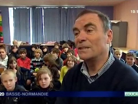 étape du cycliste Bernard Hinault à Avranches - 20/01/2011