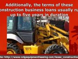 Used  Construction  Equipment Commercial  Business Financing