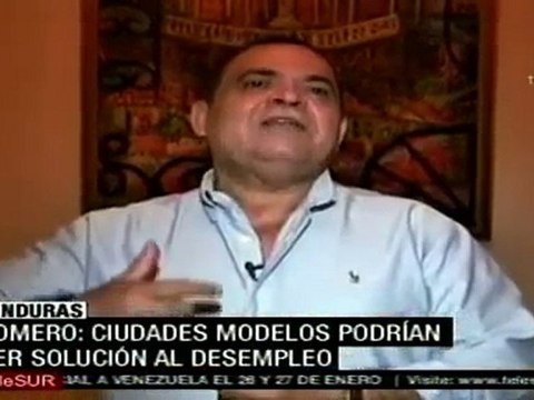 Romero: Ciudades modelos podrían ser solución al desempleo