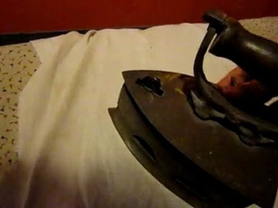 Ironing in the old days
