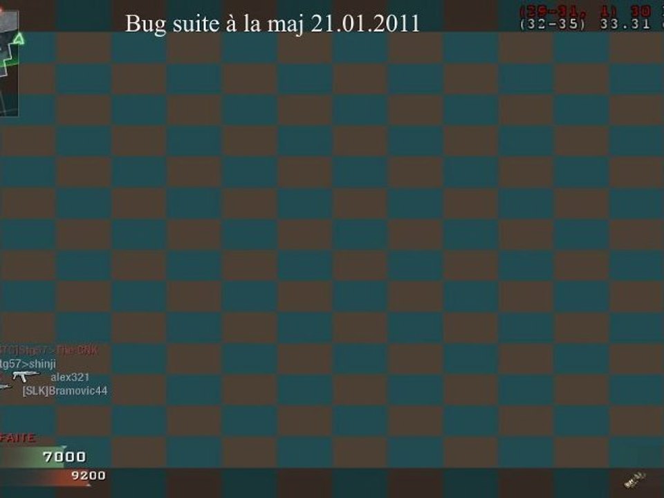 Bug cod7 suite Maj 21.01.2011