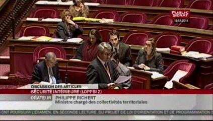 SEANCE,Adoption du projet de loi LOPPSI