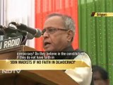 2G stalemate: Join Maoists if no faith in democracy, Pranab tells Opposition