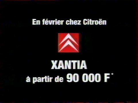 Publicité Xantia Citroën 1999